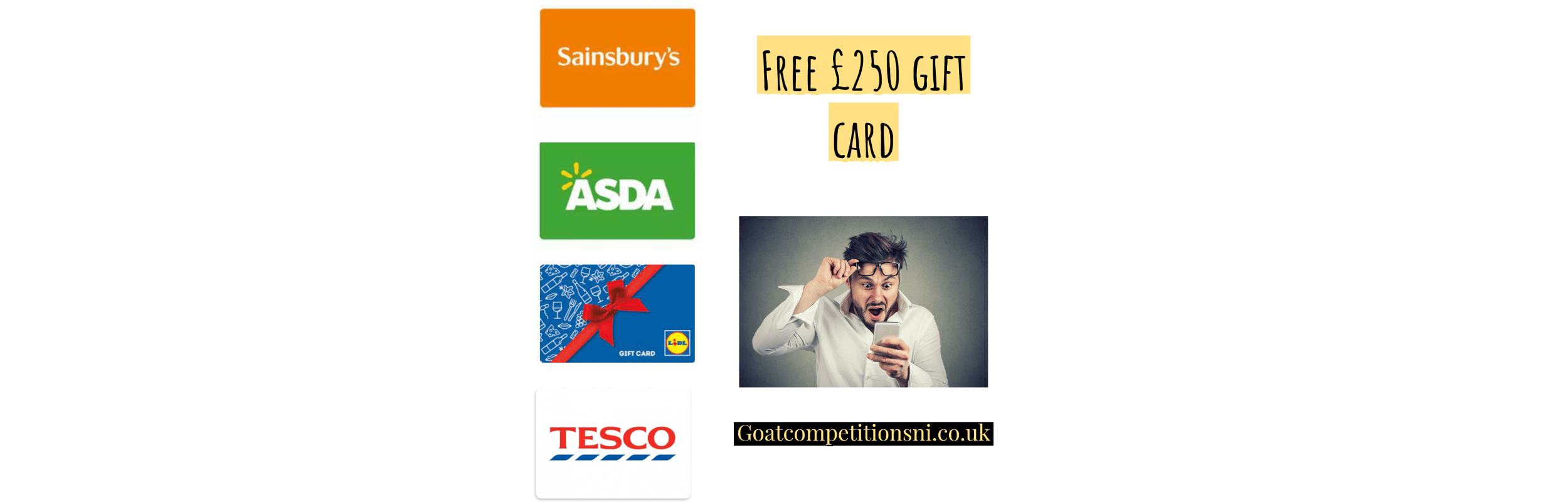 Free £250 gift card