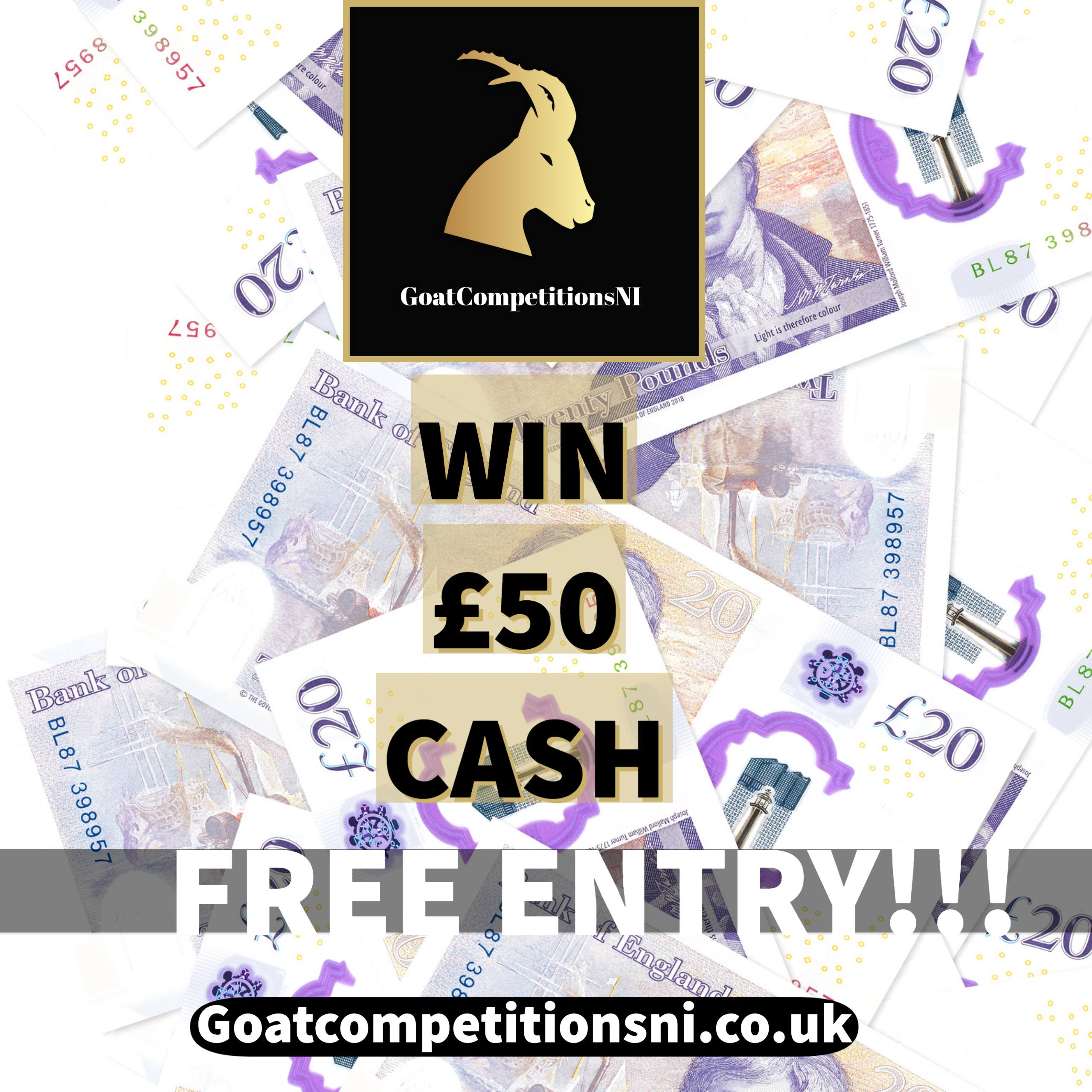 £50 cash free entry