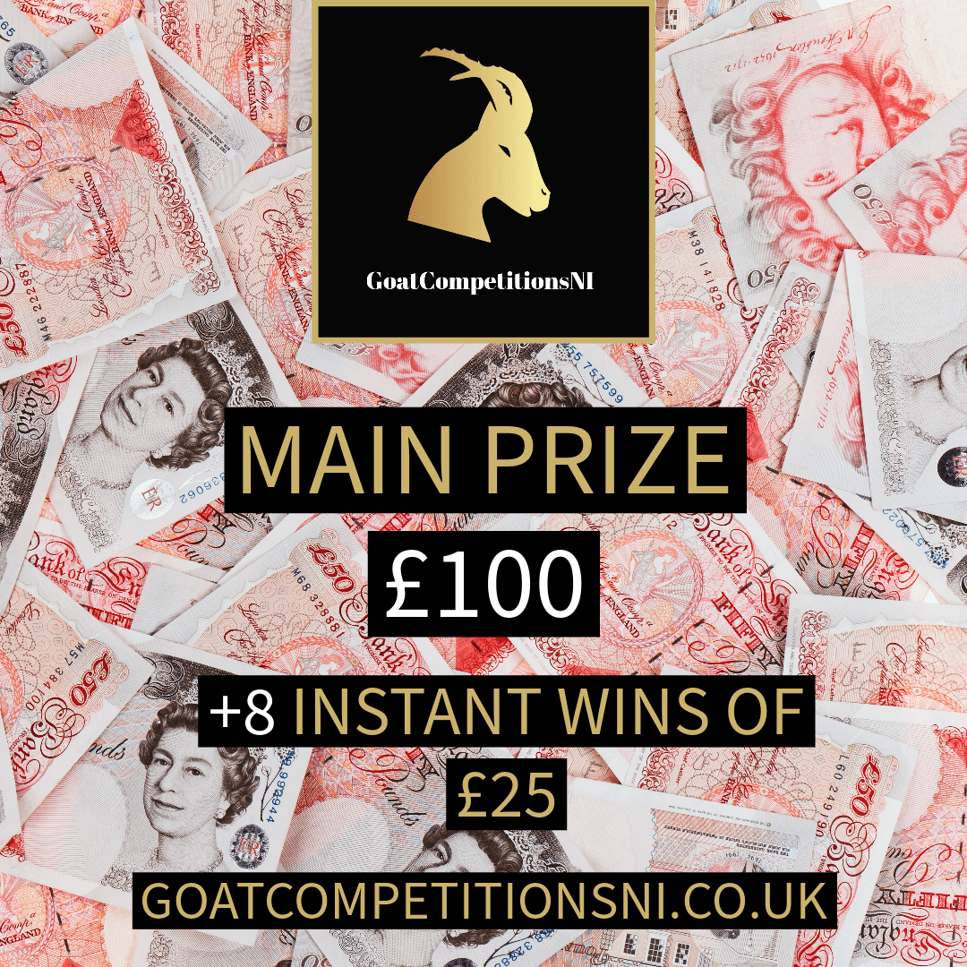 £100 Main prize + 8 Instants of £25