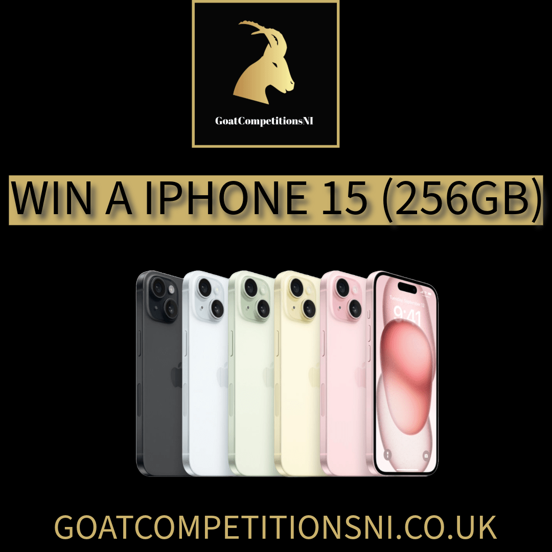 WIN A iPHONE 15 (256GB) FOR 33P