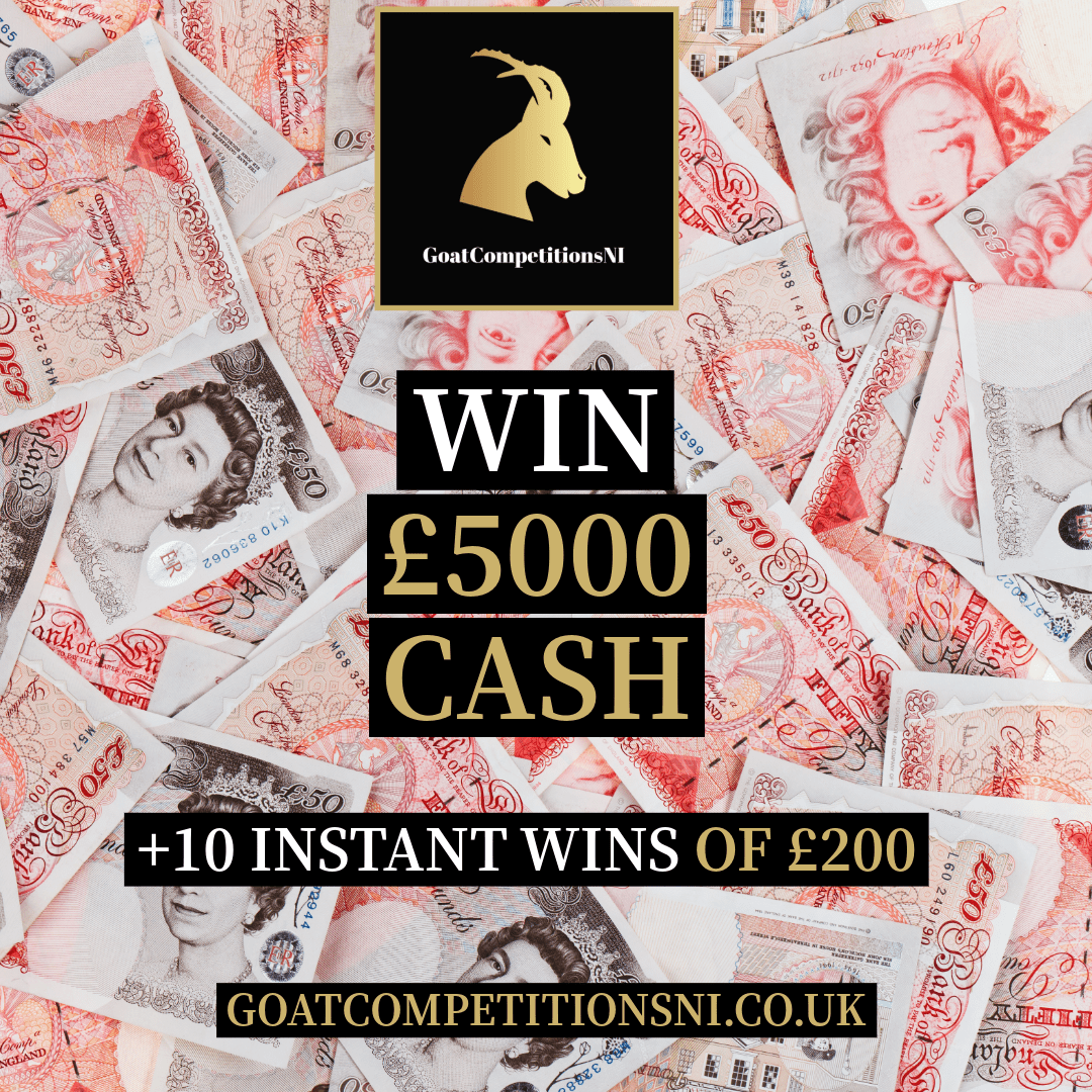 WIN £5000 + INSTANTS OF £200 FOR 60P