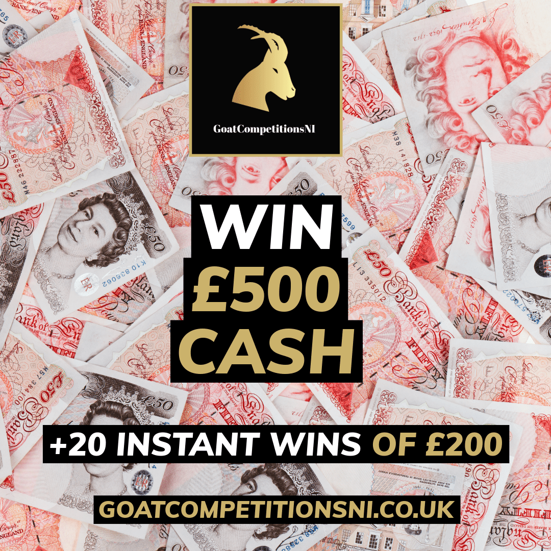 WIN £500 + 20 INSTANTS WINS OF £200