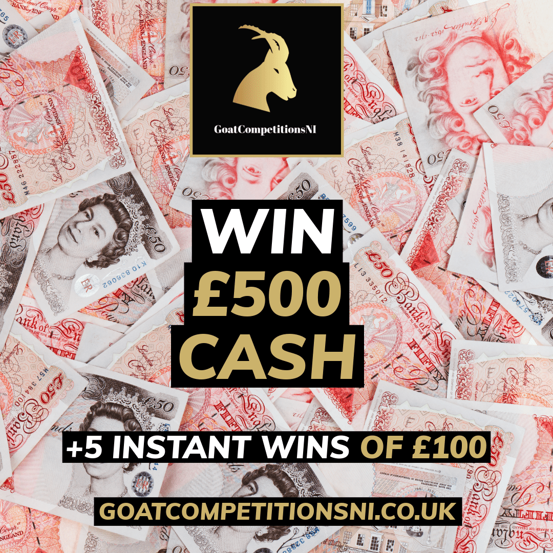 WIN £500 CASH + 5 INSTANT WINS OF £100 #8