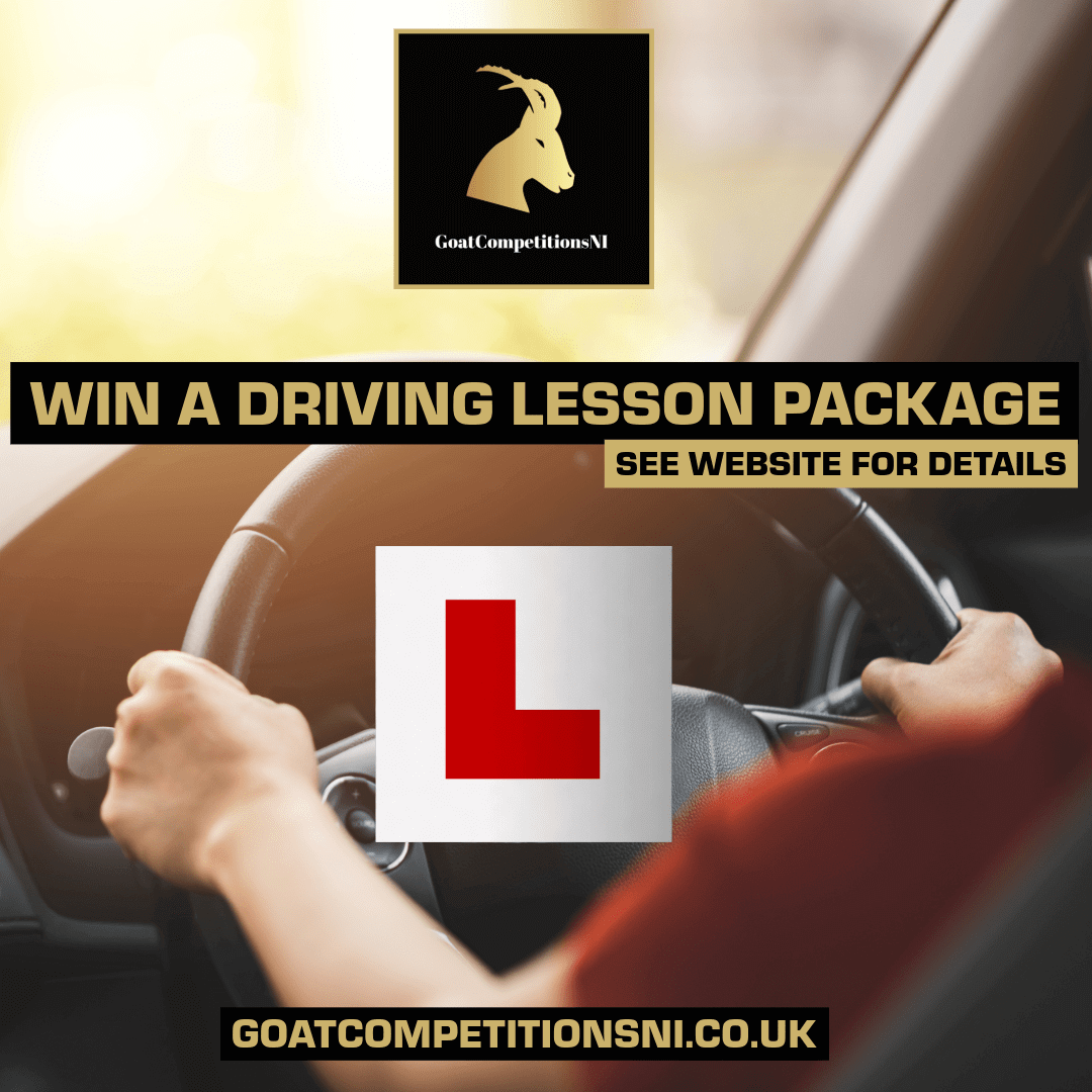 WIN A DRIVING LESSON PACKAGE