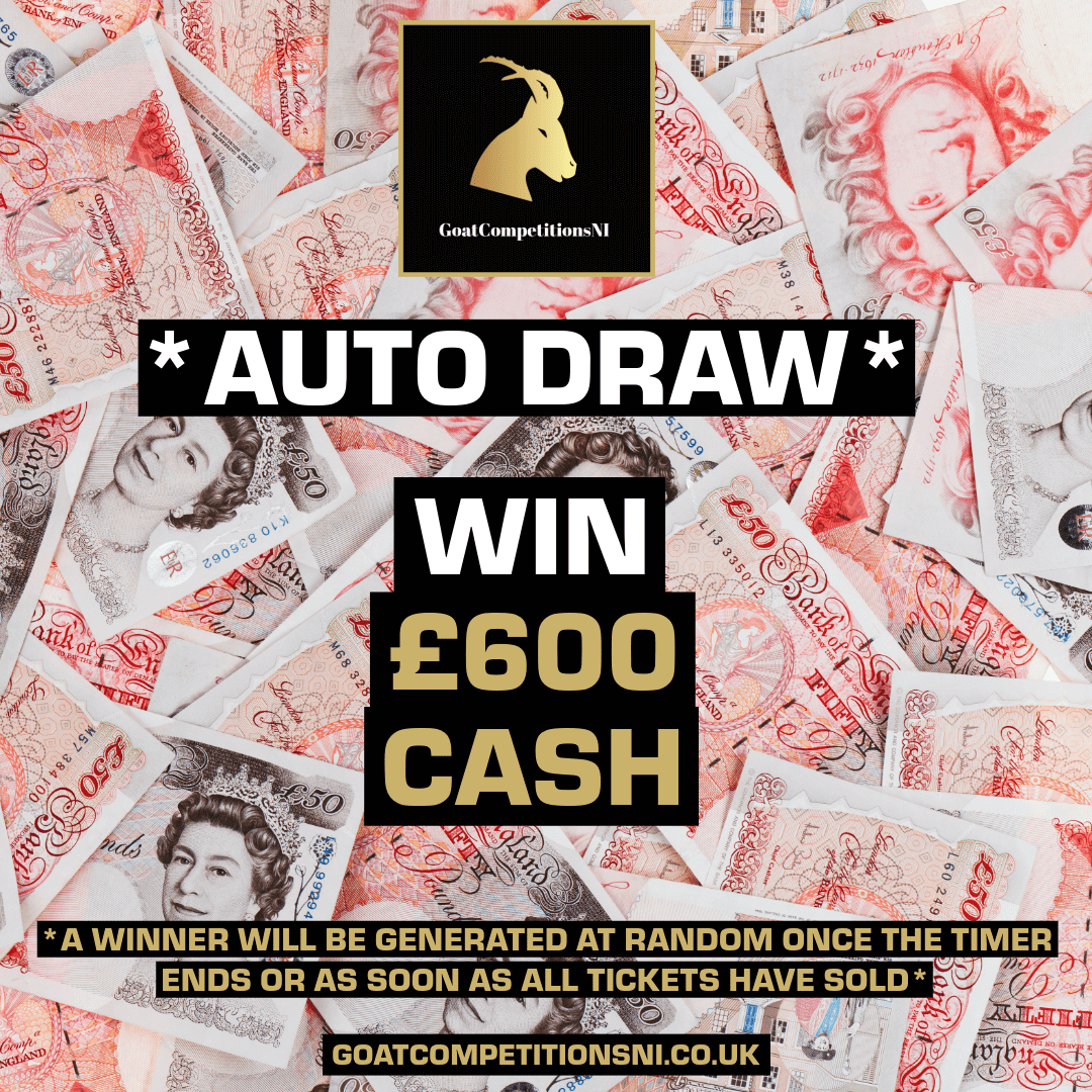 WIN £600 CASH FOR 6P *AUTO DRAW*