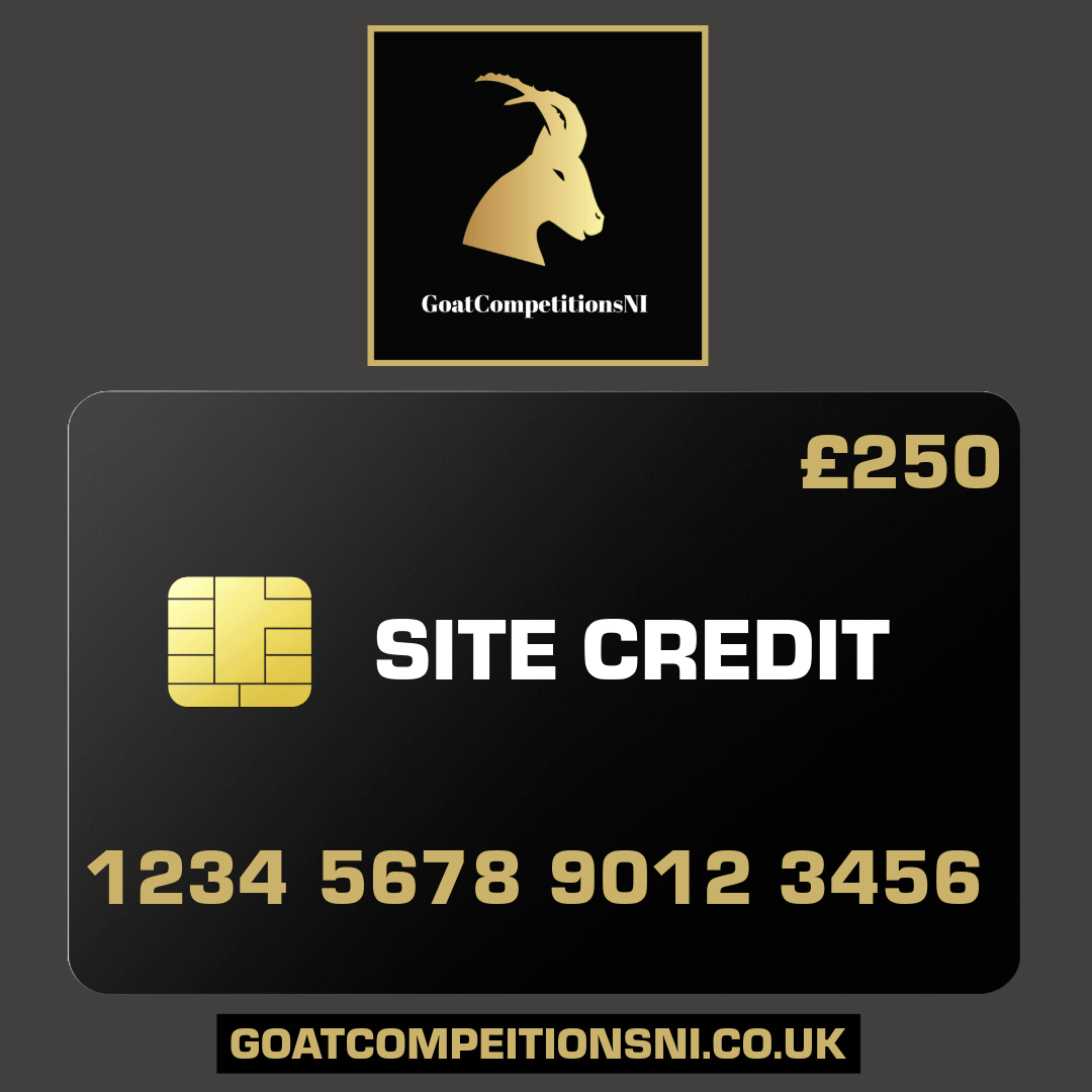 WIN £250 SITE CREDIT