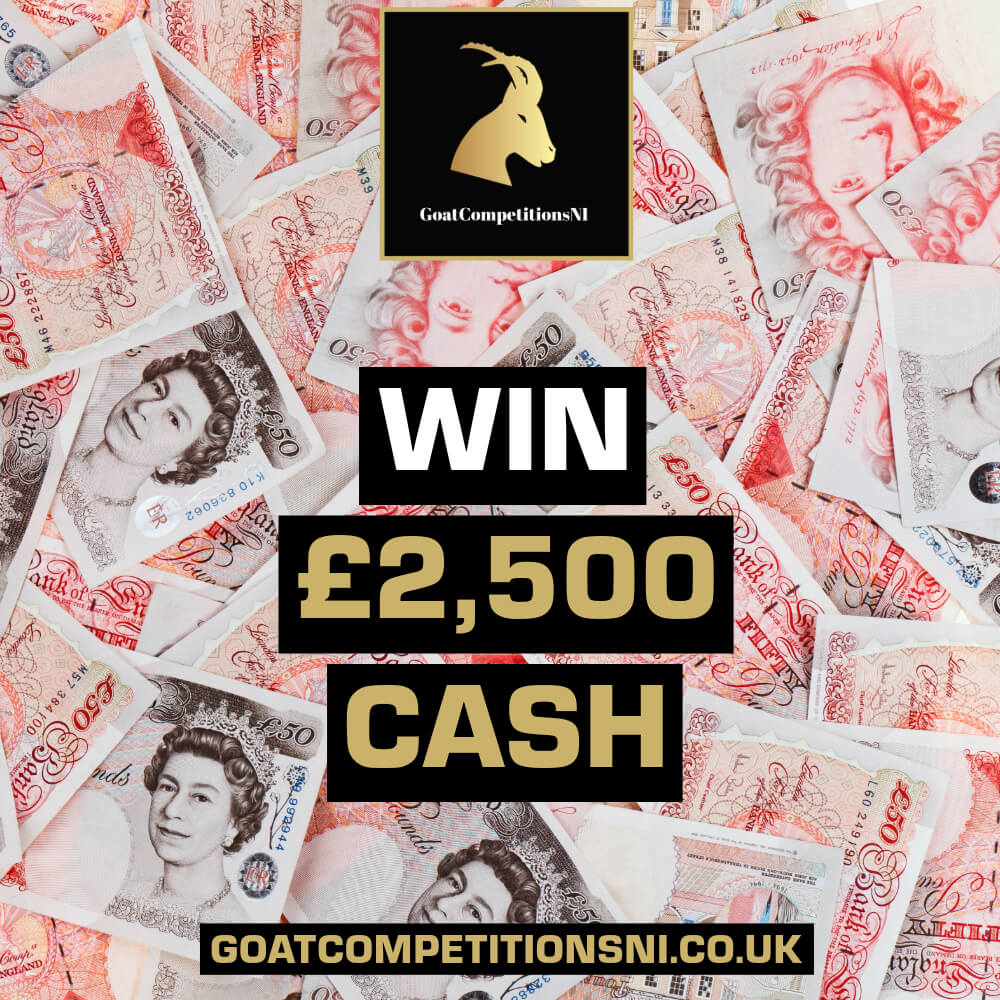 WIN £2,500 TAX FREE CASH FOR 25P