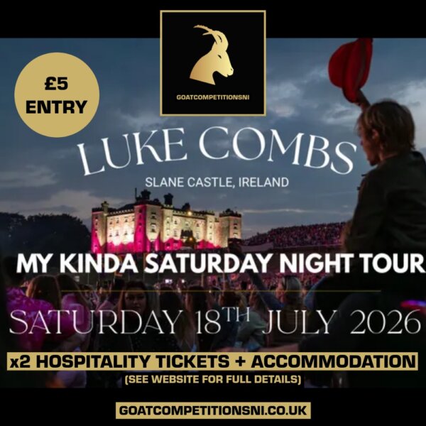 WIN 2 TICKETS TO SEE LUKE COMBS @ SLANE CASTLE